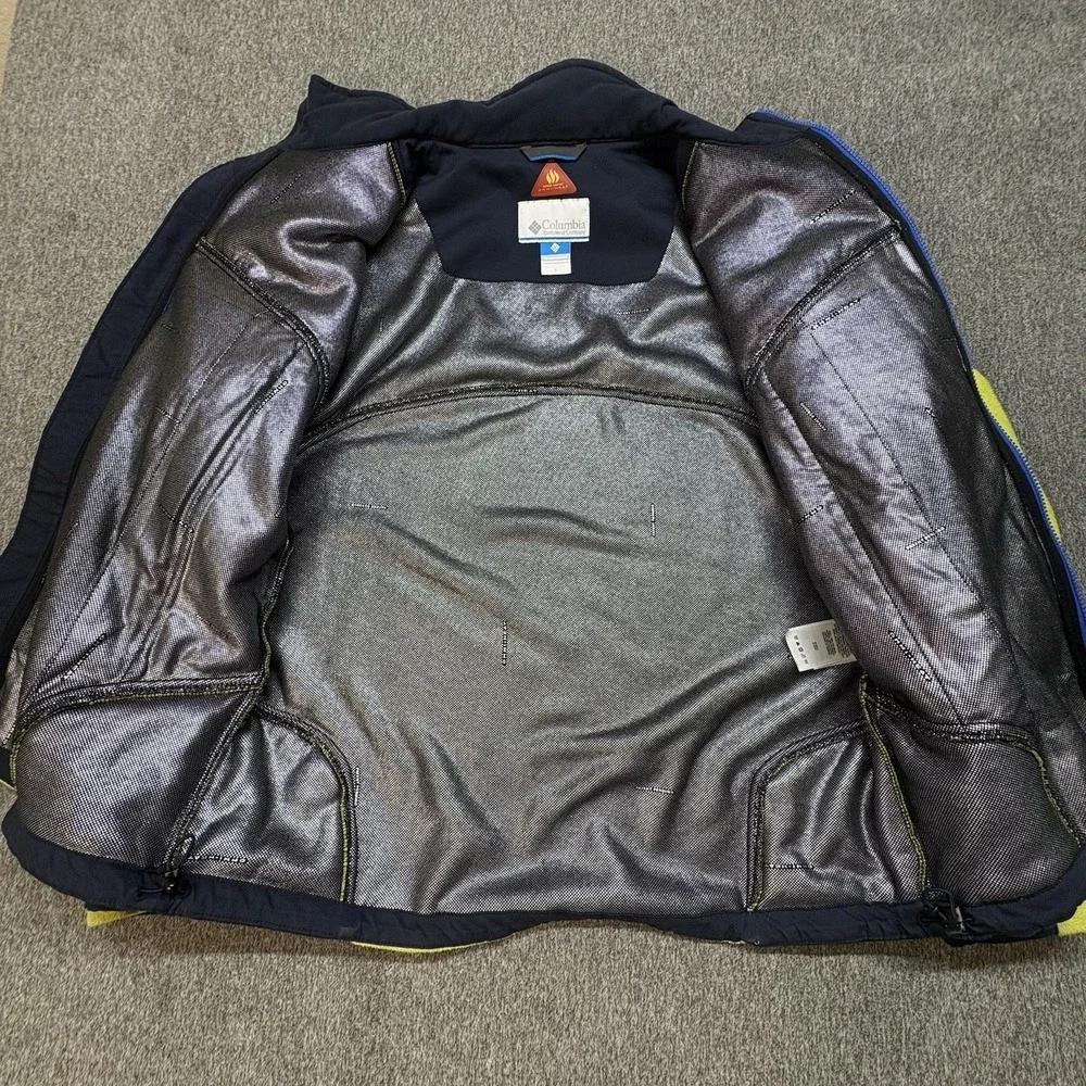 Columbia Jacket Omni WindBlock Omni Heat Men's Large Interchange Full Zip Fleece